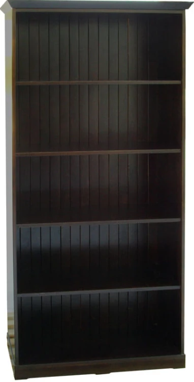 regal drewniany RDB1, drewno lite olcha, kolor wenge