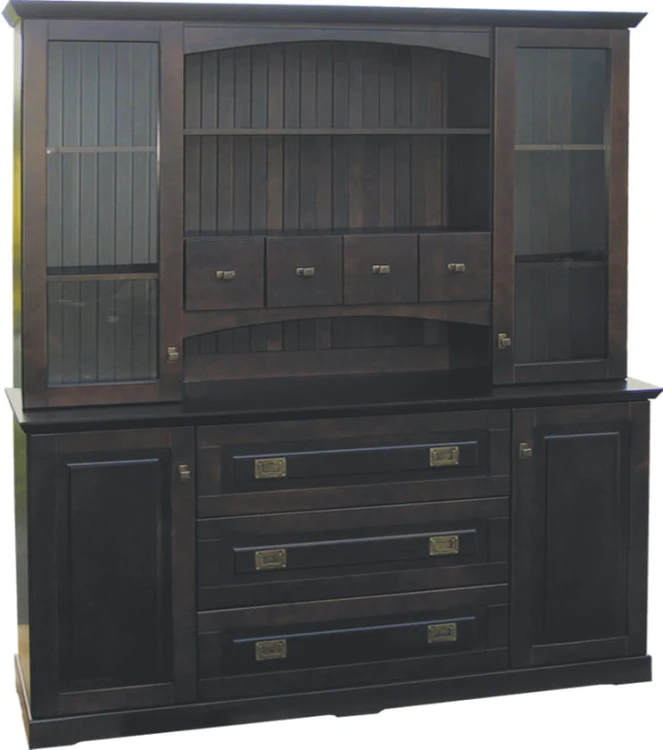 kredens drewniany KRB1, kolor wenge, drewno olcha