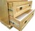 witryna drewniana WDB-2b, drewno lite brzoza naturalna