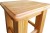 Taboret drewniany modrzewiowy XL, lakier bezbarwny 