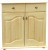 Komoda drewniana KDM-7c, drewno lite sosna lakierowana, wieniec dolny stopka, front fala