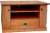 drewniany stolik RTVD2, drewno lite olcha, kolor calvados