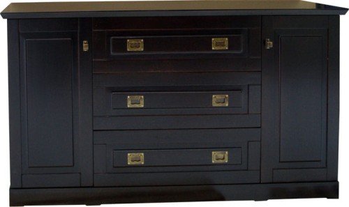 drewno lite olcha, kolor wenge