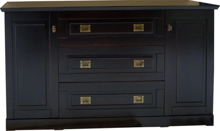 drewno lite olcha, kolor wenge