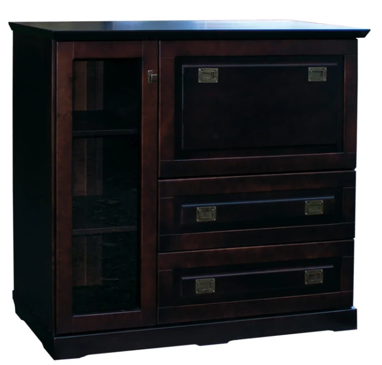 komoda barek drewniany KDB2, drewno olcha, kolor wenge