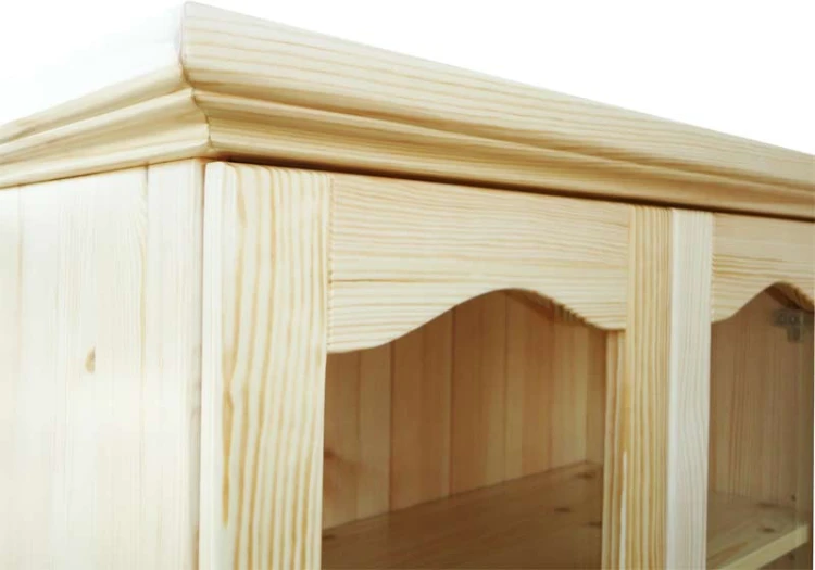 kredens drewniany KRM1, drewno lite sosna