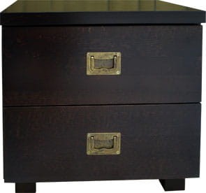 komoda drewniana VEGA, drewno olcha, kolor wenge