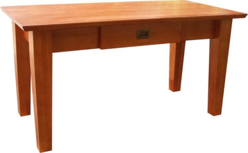 lawa drewniana ADB1, drewno lite olcha, kolor calvados