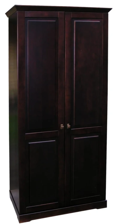 szafa drewniana SDB1, drewno lite olcha, kolor wenge