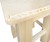 Taboret drewniany sosnowy XL, lakier bezbarwny 