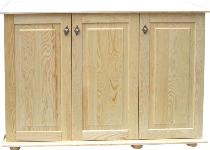 komda drewniana KDM-9f, drewno sosna, stopka