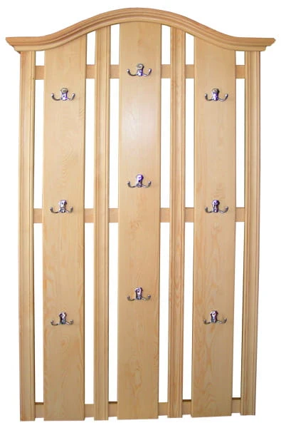 wieszak drewniany WM-1, drewno lite sosna lakierowana, wieszak z-391 G4