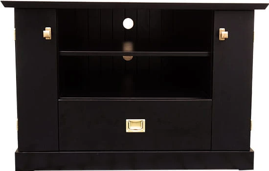 drewniany stolik RTV, model RTVD2, kolor wenge