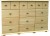 komoda drewniana KDM-9d, drewno sosna, stopka