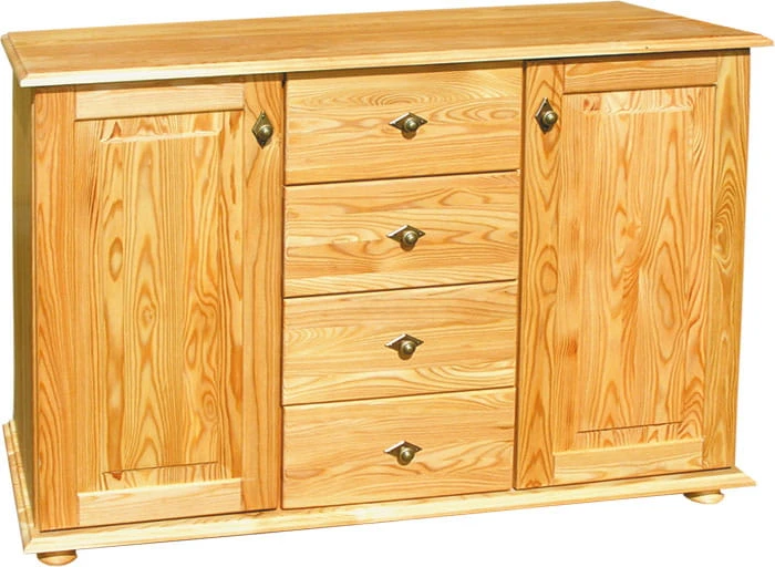komoda drewniana KDM-9a, drewno modrzew, stopka