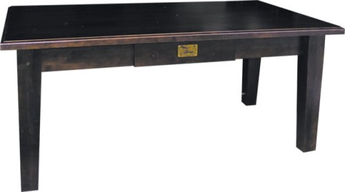 lawa drewniana ADB1, drewno lite olcha, kolor wenge