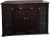 komoda drewniana KDM12, kolor wenge, wieniec dolny prosty, front luk