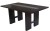 stol drewniany VEGA, drewno lite olcha, kolor wenge