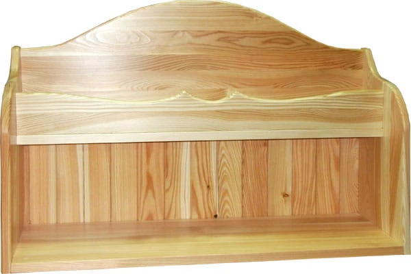 Półka drewniana pdm-1 wisząca, drewno modrzew lakier