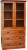 witryna drewniana WDB2c, drewno lite olcha, kolor calvados