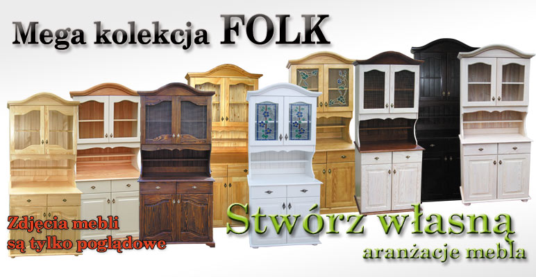 Rodzaj wykończeń mebli FOLK